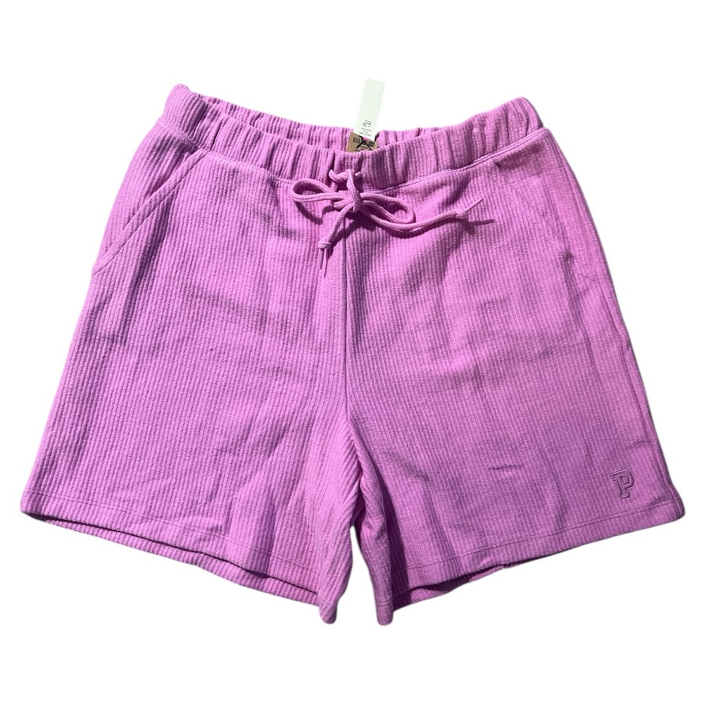 Victoria's Secret PINK Women's Heavyweight Rib Dad Short Magenta Medium NWT